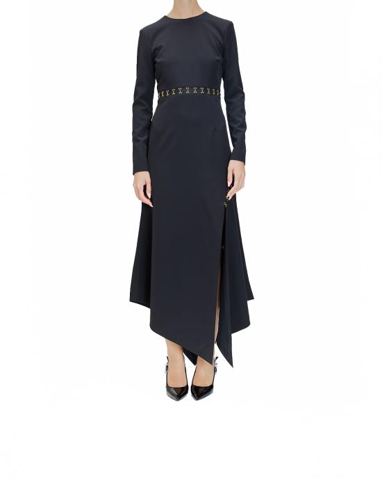 25FW 저스트까발리 미디 원피스 79PAO923 N0626 899 NERO - JUST CAVALLI