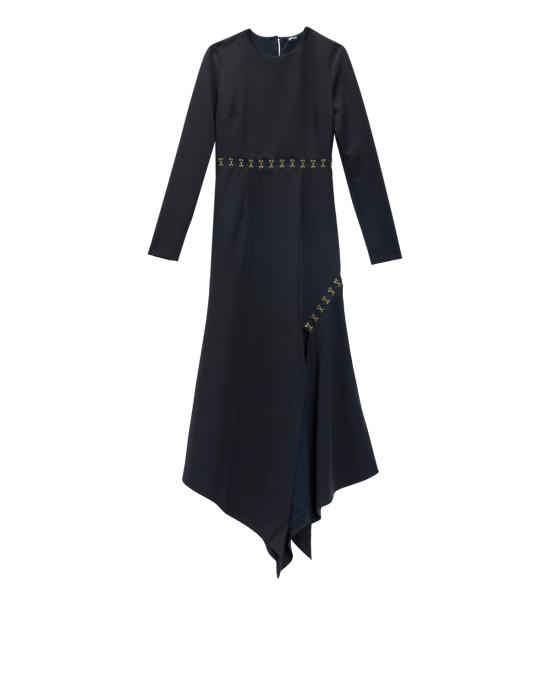 25FW 저스트까발리 미디 원피스 79PAO923 N0626 899 NERO