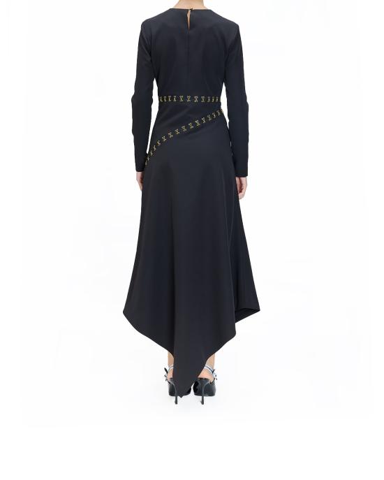 25FW 저스트까발리 미디 원피스 79PAO923 N0626 899 NERO - JUST CAVALLI