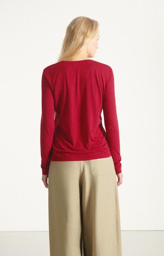  아메리칸 빈티지 긴팔 티셔츠 잭슨빌 긴팔 라운드넥 티셔츠 고지베리 - AMERICAN VINTAGE