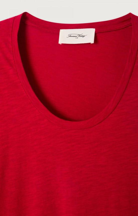  아메리칸 빈티지 긴팔 티셔츠 잭슨빌 긴팔 라운드넥 티셔츠 고지베리 - AMERICAN VINTAGE