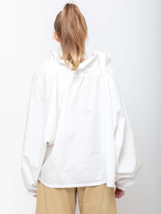  아쿠아리우스 칵테일 블라우스 뷰티풀 메스 화이트 팝린 - AQUARIUS COCKTAIL