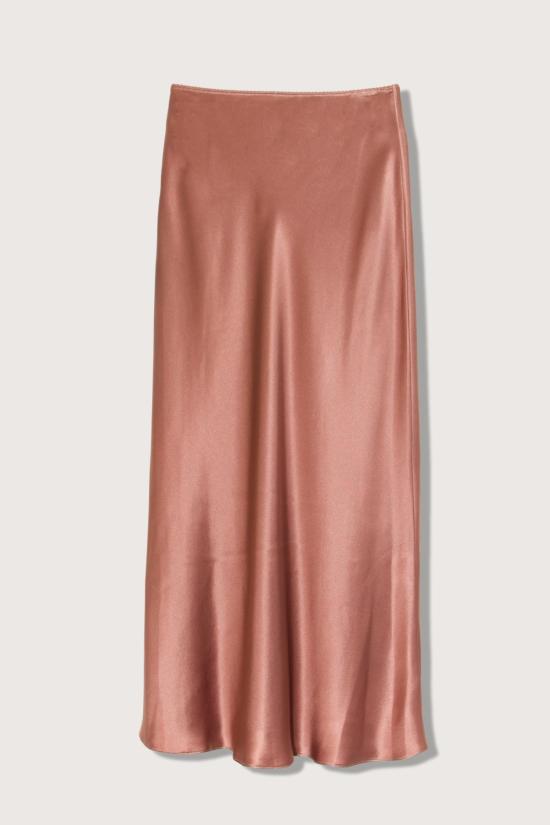  사블린 미디 스커트 미란다 스캘럽 바이어스 컷 풀온  샌드