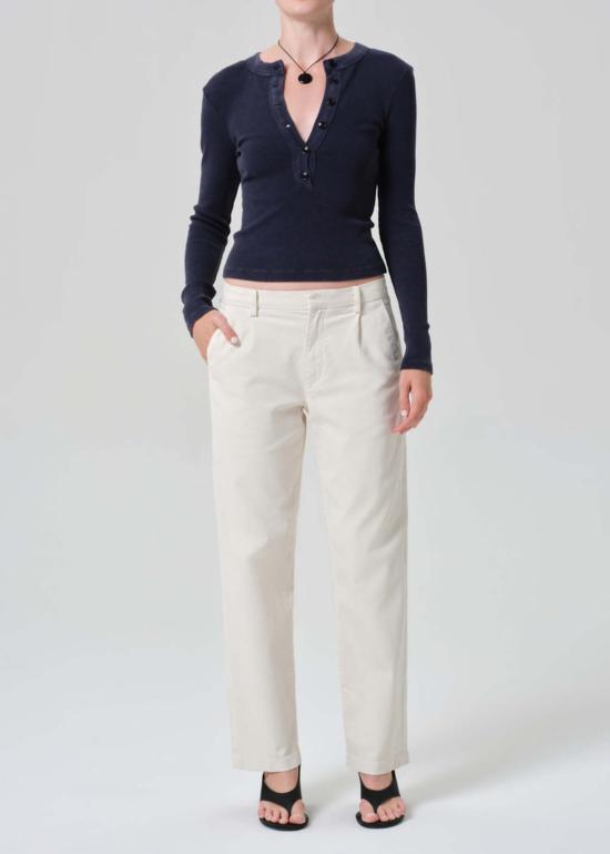  시티즌 오브 휴머니티 긴팔 티셔츠 인류의 시민 바라 헨리 탑 - CITIZEN OF HUMANITY