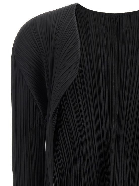 25FW 플리츠플리즈 가디건 PP59JO10615 Black - PLEATS PLEASE