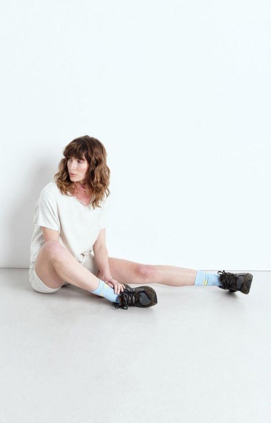  아메리칸 빈티지 반팔 티셔츠 Yp Awood 크롭 티셔츠 - AMERICAN VINTAGE