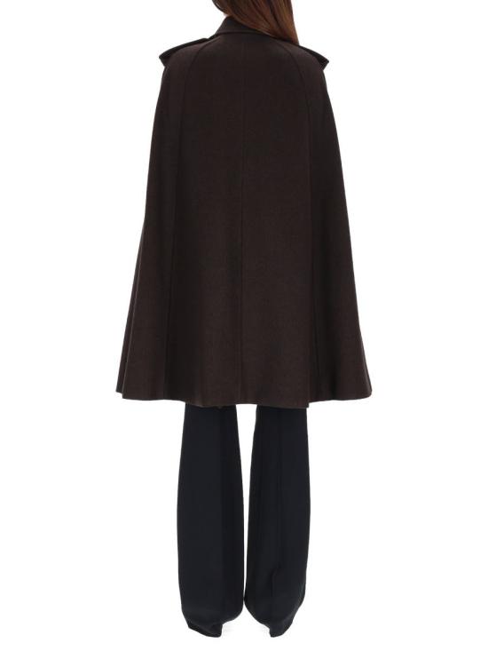 25FW 버버리 벨몬트 캐시미어 트렌치 케이프 8115048 C3876 BROWN - BURBERRY