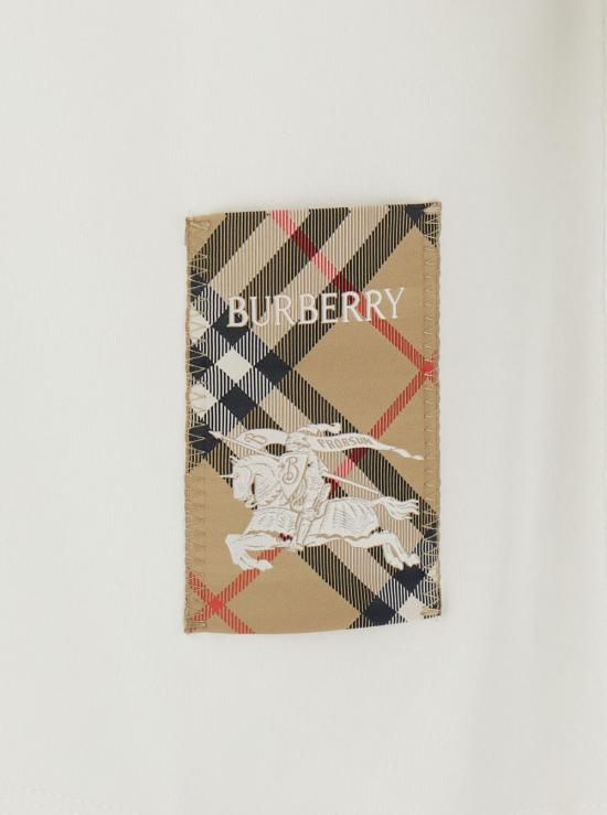 26SS 버버리 반팔 티셔츠 8102254B7078 White - BURBERRY