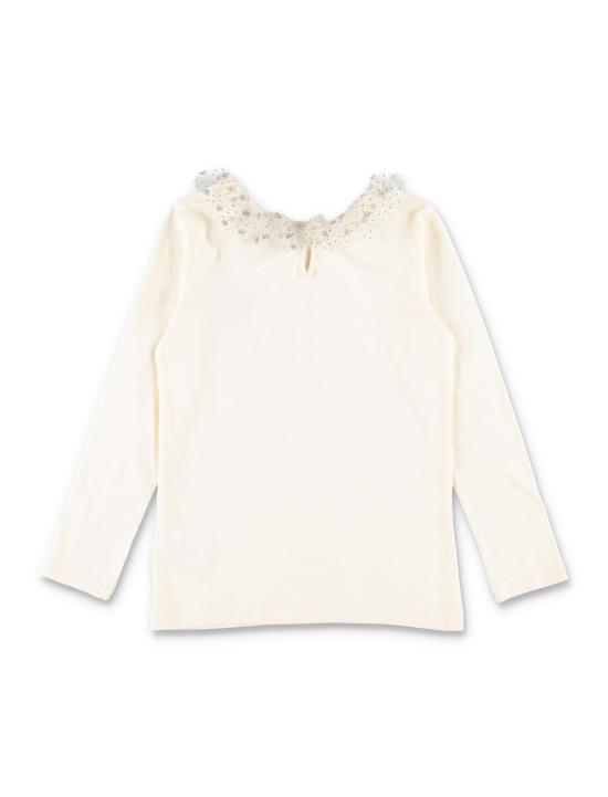 25FW [키즈] 봉쁘앙 폴로 셔츠 N05GTSK00003 104 IVOIRY - BONPOINT