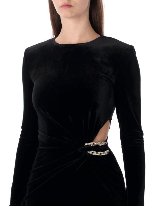 25FW 셀프 포트레이트 숏 원피스 AW25128SB BLACK - SELF PORTRAIT