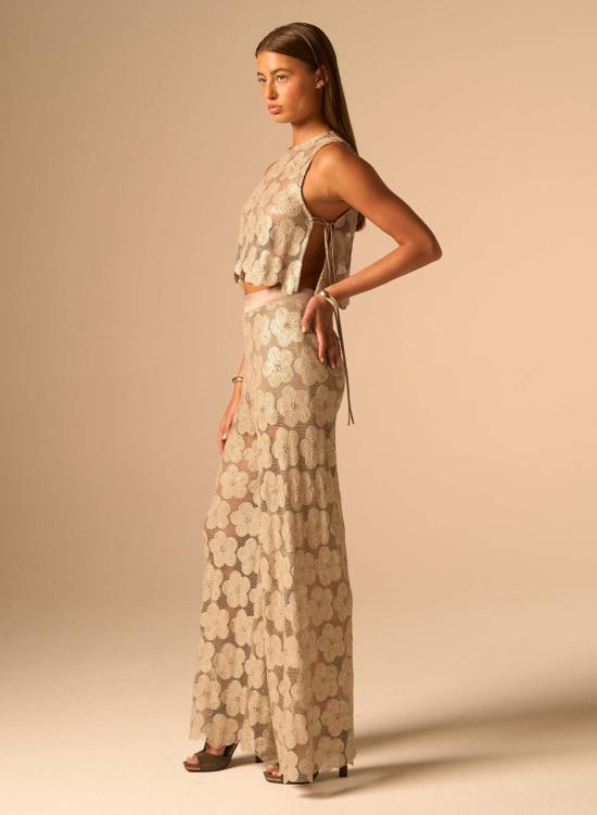  제이비큐 팔라초 팬츠 Jbq 딘  샴페인 - JBQ