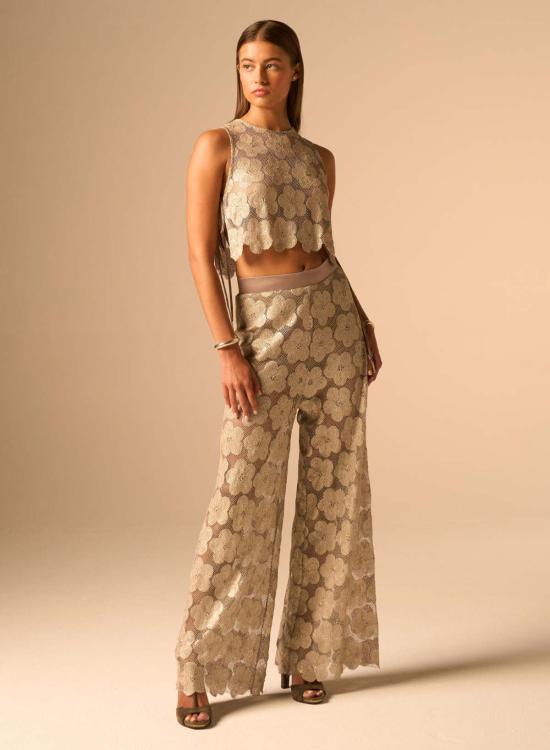  제이비큐 팔라초 팬츠 Jbq 딘  샴페인 - JBQ