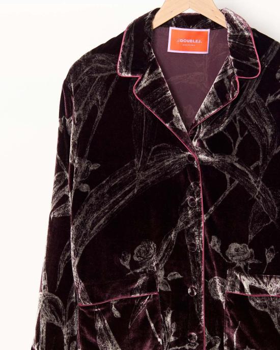  라 더블제이 라운지 웨어 라 더블 제이 파자마 셔츠 대나무 - LA DOUBLEJ