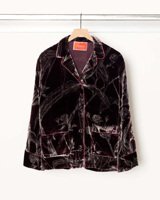  라 더블제이 라운지 웨어 라 더블 제이 파자마 셔츠 대나무