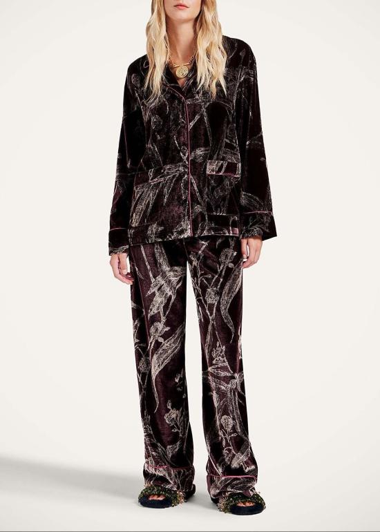  라 더블제이 라운지 웨어 라 더블 제이 파자마 셔츠 대나무 - LA DOUBLEJ