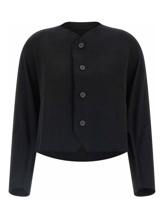  이세이 미야케 가디건 IM58KO35415 Black