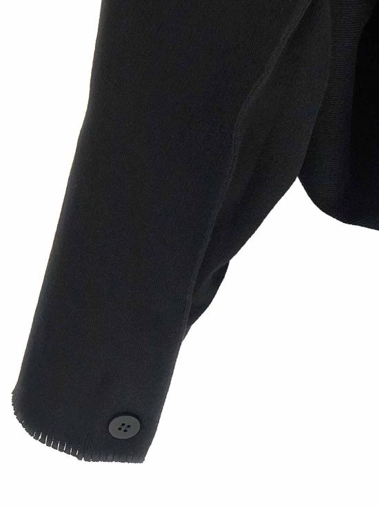  이세이 미야케 가디건 IM58KO35415 Black - ISSEY MIYAKE