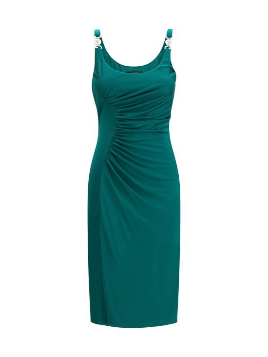 26SS 베르사체 미디 원피스 10226061A12497 1GQ50 GREEN