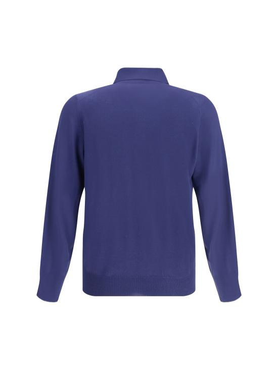 26SS 브루넬로 쿠치넬리 스웨터 M2400295 CYO67 BLUE - BRUNELLO CUCINELLI