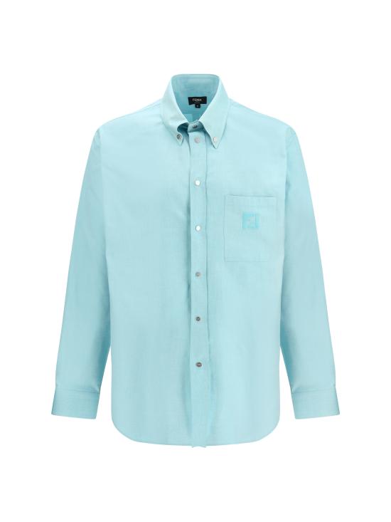 26SS 펜디 긴팔 셔츠 FS1296AVZD F0XCN LIGHT BLUE
