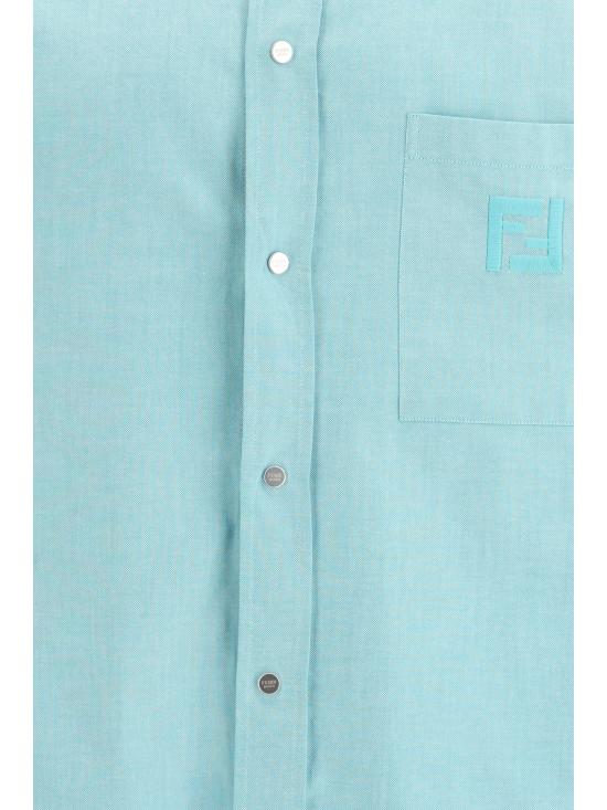 26SS 펜디 긴팔 셔츠 FS1296AVZD F0XCN LIGHT BLUE - FENDI