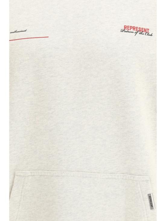 26SS 리프레젠트 후드 티셔츠 MLM4270 CREAMMARL BEIGE - REPRESENT