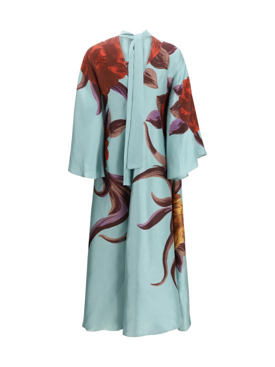 26SS 라 더블제이 미디 원피스 DRE0232SIL001PEO06 BU01 MULTICOLOUR - LA DOUBLEJ