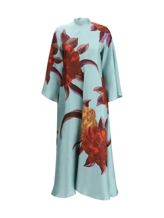 26SS 라 더블제이 미디 원피스 DRE0232SIL001PEO06 BU01 MULTICOLOUR