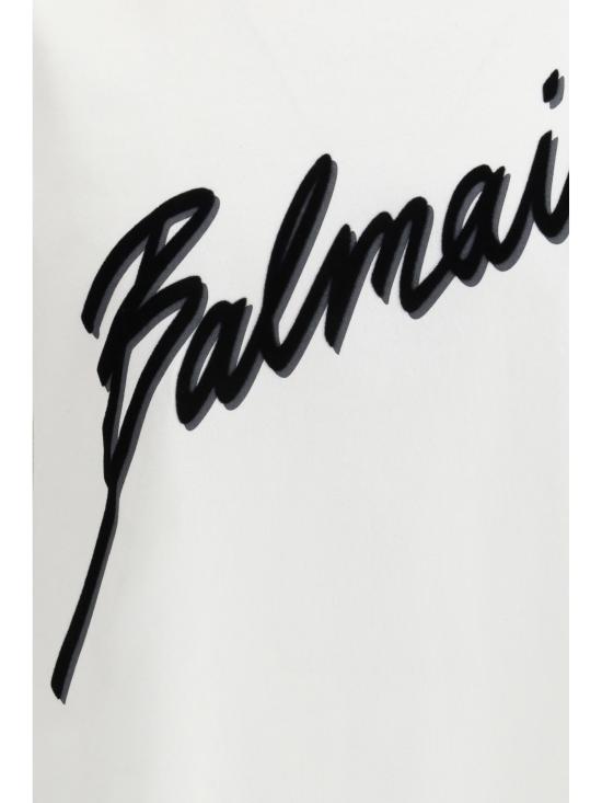 26SS 발망 반팔 티셔츠 GH1EG000BC86 GAB WHITE - BALMAIN