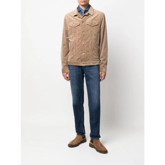 26SS 브루넬로 쿠치넬리 데님 셔츠 MR6830627 C003 BLUE - BRUNELLO CUCINELLI