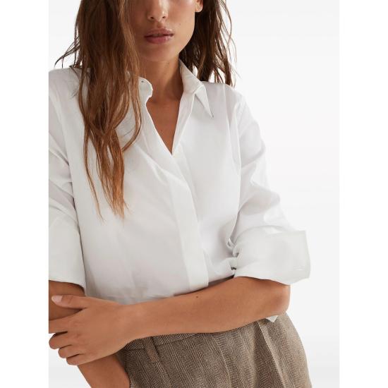 26SS 브루넬로 쿠치넬리 셔츠 M0091MA606 C159 WHITE - BRUNELLO CUCINELLI