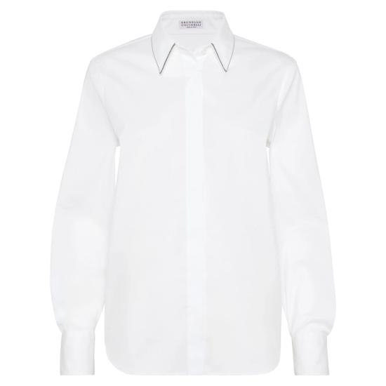 26SS 브루넬로 쿠치넬리 셔츠 M0091MA606 C159 WHITE