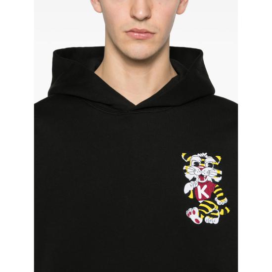 26SS 겐조 후드 티셔츠 FG55HO2044MJ 99J BLACK - KENZO