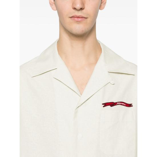 26SS 마르니 반팔 셔츠 UTC563 CUMU0213X7 JQN01 NEUTRALS - MARNI