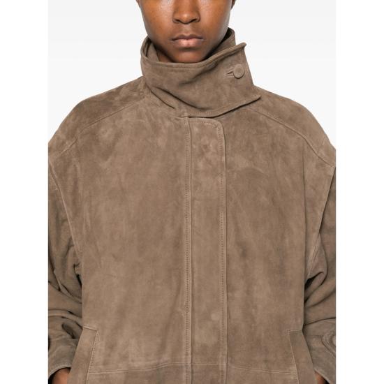 26SS 로테이트 가죽 자켓 1160521683 OVERSIZE L 1683 BROWN - ROTATE