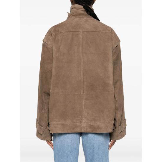 26SS 로테이트 가죽 자켓 1160521683 OVERSIZE L 1683 BROWN - ROTATE