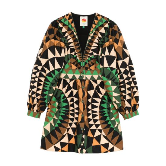 26SS 팜 리오 블라우스 351132 26059 BLACK GREEN