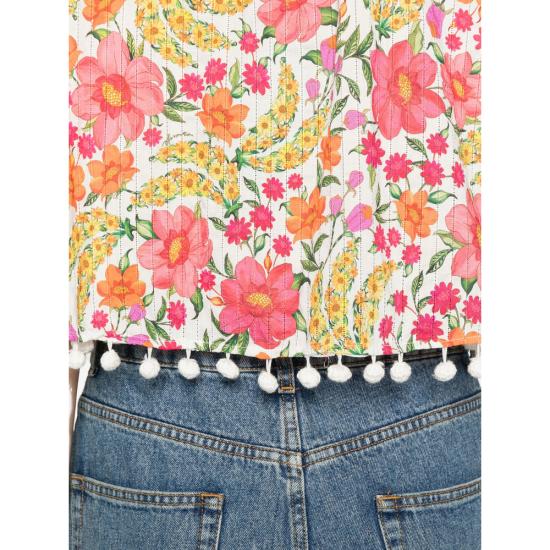 26SS 팜 리오 민소매 티셔츠 344796 26012 WHITE PINK - FARM RIO