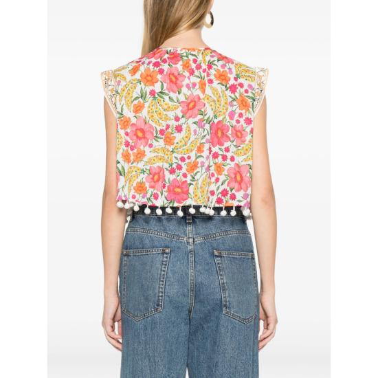 26SS 팜 리오 민소매 티셔츠 344796 26012 WHITE PINK - FARM RIO