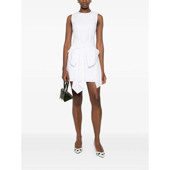 26SS 로테이트 숏 원피스 115302400 SLEEVES DR 400 WHITE - ROTATE