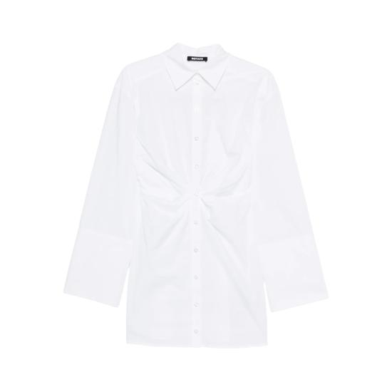 26SS 로테이트 숏 원피스 115162400 SHIRT DRES 400 WHITE