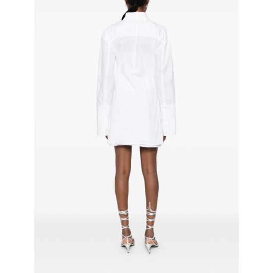 26SS 로테이트 숏 원피스 115162400 SHIRT DRES 400 WHITE - ROTATE