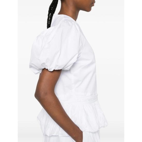 26SS 로테이트 블라우스 115161400 TOP W PUFF 400 WHITE - ROTATE