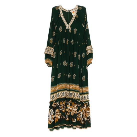 26SS 팜 리오 롱 원피스 351135 26009 GREEN