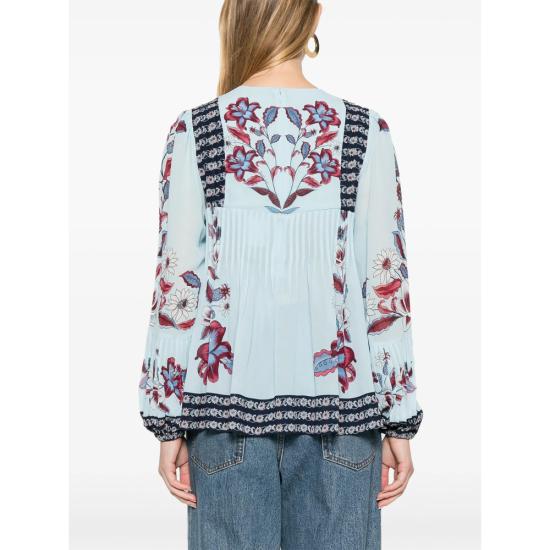 26SS 팜 리오 블라우스 344584 26072 BLUE BLACK - FARM RIO