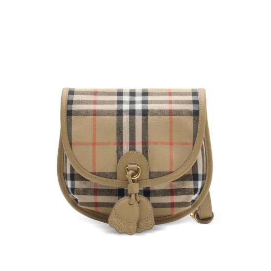 26SS [키즈] 버버리 가방 8117416 ALICE CHK B9368 NEUTRALS BLACK