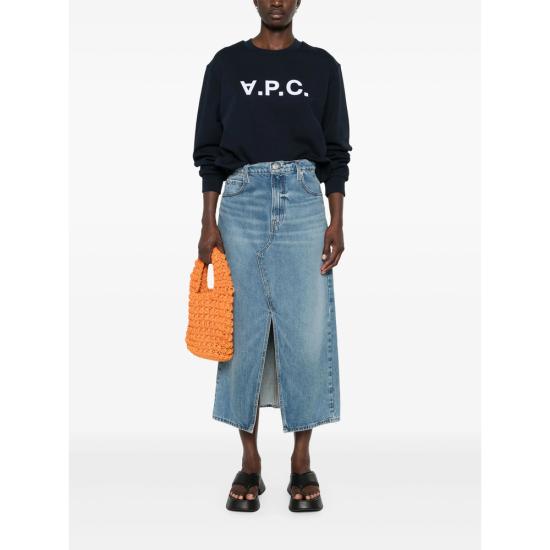 26SS 아페쎄 스웨터 COHBN M27907 TIQ BLUE WHITE - A.P.C.