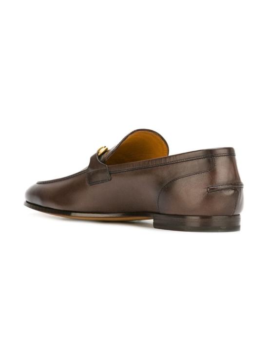 26SS 구찌 조던 레더 로퍼 406994BLM002024 Brown - GUCCI