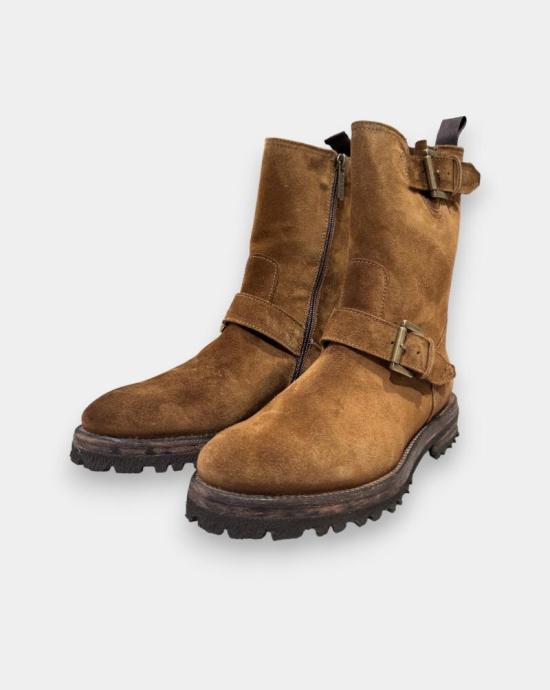 25FW 칼체 슈즈 X2433 SILK TABAC Brown - CALCE