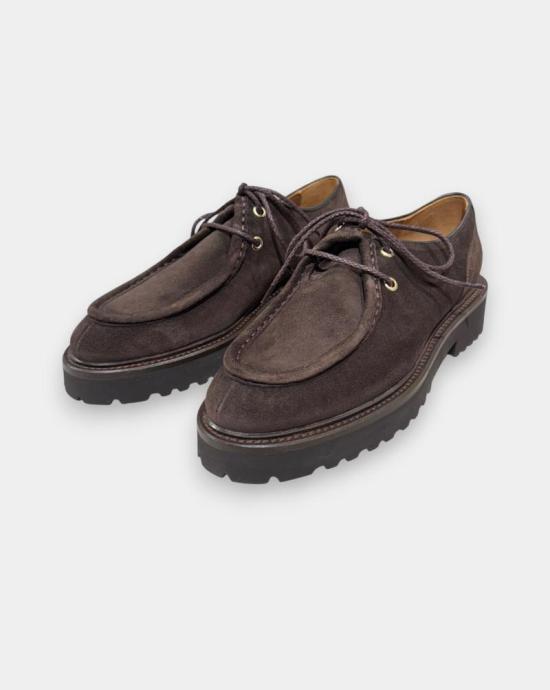 25FW 칼체 뮬/슬리퍼 X1805 SILK DARK Brown - CALCE